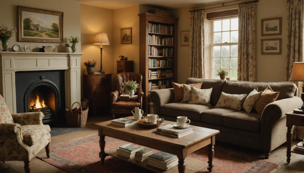 tissus style cottage anglais